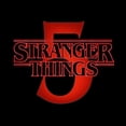 thumbnail image 2 of Netflix Men's Stranger Things Season Five Glowing Logo T Shirt, 2 of 5