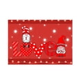 thumbnail image 1 of Fiudx Ofertas del día Felpudo decorativo para el día de San Valentín, antideslizante, para interior y exterior, para puerta de entrada al baño, 1 of 2