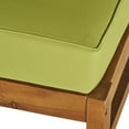 thumbnail image 6 of Noble House Perla Outdoor 7-Pc Teaked Acacia Wood Sofa Set with Green Cushions, 6 of 12