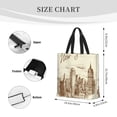 thumbnail image 3 of Fotbe New York Bolsa Tote con Estampado para Mujer, Bolsos con Cremallera, Bolsa de Hombro Casual de Gran Capacidad con Bolsillos Internos, 3 of 7