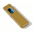 thumbnail image 3 of USB Rechargeable Flameless Lighter - Double Arc Windproof, TSA Approved for Travel, Safe for Kids & Camping (Gold), 3 of 4