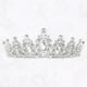 thumbnail image 5 of Mujeres Faux Crystal Queen Crowns Tiara, Princess Rhinestone Tiaras, Novia Boda Fiesta de cumpleaños Cosplay Accesorios para el cabello, Silver Tone White, 5 of 7
