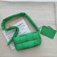 thumbnail image 5 of Down Woven Bag Cotton Cassette Padded Designer Crossbody Bag, 5 of 5