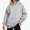 Gray, variant on DJDLJWCJ Womens Oversized Hoodies Loose Fit Long Sleeve Hooded Swatshirts Solid Color Pullover Tops Blue Size S