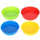 thumbnail image 1 of 4pcs Plastic Artist Children Paint Tray Palettes Student Craft DIY Round Pallets Accessory, 1 of 5