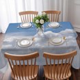 thumbnail image 3 of Clouds Table Cloth Waterproof Tablecloths, Blue White Sky Natural Landscape Tablecloth Dining Table Cover for Kitchen Party Tabletop Outdoor, Rectangle Tablecloth 60x84 Inch, 3 of 9
