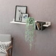thumbnail image 2 of TETOU Faux Plants Artificial String of Gray Eucalyptus in Pot Realistic Green Hanging Plants for Shelf Desk Home Garden Decor, 2 of 9