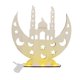 thumbnail image 4 of Lámpara de mesa de madera para decoración de Eid Mubarak, artesanía árabe para Eid, elementos clásicos tradicionales, adorno para reuniones familiares, resistente. Estilo A, 4 of 9
