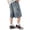 Blue, variant on Blue Boys Cargo Jean Shorts for Kids Knee Length Elastic Waist Pants Casual Loose Fit Summer Short Pants with Pockets 13-14 Years
