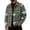 01#Green, variant on Men's Christmas Reindeer Snowflake Square Frame Print Corduroy Jacket, Lapel Long Sleeve Snap Button Coat, Casual Loose Fit Fall Winter Outerwear S