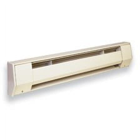 King 3K2407A 750-563-Watt 240/208-Volt 3-Foot Baseboard Heater, Almond