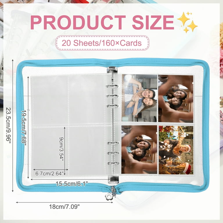 photo card binder a5 Kpop Photocard Binder, 6 Ring Collector 8.27 x 5.83 inches, Purple you name it) Super sturdy and crystal clear Perfect fit for your double MINKYS A5 Kpop Photocard Binder