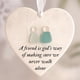 thumbnail image 2 of Heart Glass Sea Friendship Decor, Friendship Heart Ornament, Christmas Tree Hanging Keepsake, for Home Office, High-Quality Sea Glass, Unique Gift, for Bedroom, 2 of 8