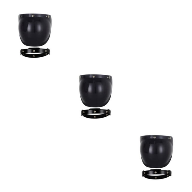 Guardoinrt Vintage Lens Unisex Style Durability Durable Dark brown black 3Set
