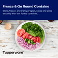thumbnail image 2 of Tupperware Freeze and Go Plastic Round Food Container Set with Lids (2 Count), 2 of 7