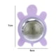 thumbnail image 3 of Tortuga Catnip Toys Rotatable Cat Wall Stick-on Ball Juguetes Suministros para mascotas (Púrpura), 3 of 3