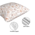 thumbnail image 4 of Throw Pillow Covers, maple leaves AB Soft Square Pillow Cases with Invisible Zipper for Couch Bed Sofa, Farmhouse Fall Home Decor 20"x20", 4 of 7
