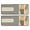 Brown Boho Geometric, variant on Kitchen Rugs Sets Of 2,Brown Boho Abstract Pattern Anti Fatigue Kitchen Mat Rugs Non Slip Washable,Decorative Kitchen Floor Mats for Kitchen,Sink,Laundry,17"x47"+17"x47"