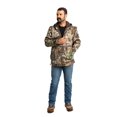 thumbnail image 2 of Realtree EDGE Camo Hunting High Pile Hoodie Jacket for Men and Women, 2X, 2 of 13
