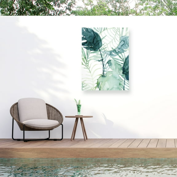 Grace Popp 'Palm Pieces II' Outdoor Canvas