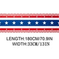 thumbnail image 3 of Dtchengua July 4th Table Runner - Patriotic Red Blue and White Decoration for 250th Anniversary Memorial Day Independence Day USA American Holiday Kitchen Dining Room Decor Party, 3 of 7