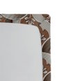 thumbnail image 3 of Ambesonne Vintage Fitted Sheet, Mosaic Retro Floral Print, California King, Caramel Taupe and Dark Tan, 3 of 5