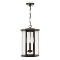 thumbnail image 4 of 4 Light Outdoor Hanging Lantern In Transitional Style-19.75 Inches Tall And 12 Inches Wide-Black Finish Capital Lighting 946642Bk, 4 of 8