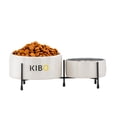 thumbnail image 1 of Plato para Perro E-PETS Set 2 Piezas Cerámica con Base Elevada 1.3 L y 500 ML, 1 of 8