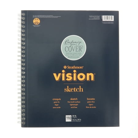 UPC: 0012017657610 | Strathmore Vision Sketch Paper Pad  11  x 14   110 Sheets