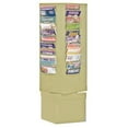 thumbnail image 1 of Durham 410-75 Steel 44 Contour Pocket Rotary Literature Rack, Tan, 1 of 1
