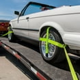 thumbnail image 2 of VULCAN Car Tie Downs - Snap Hook - Adjustable Loop - 4 Pack - High-Viz - 3300 Lbs SWL, 2 of 9