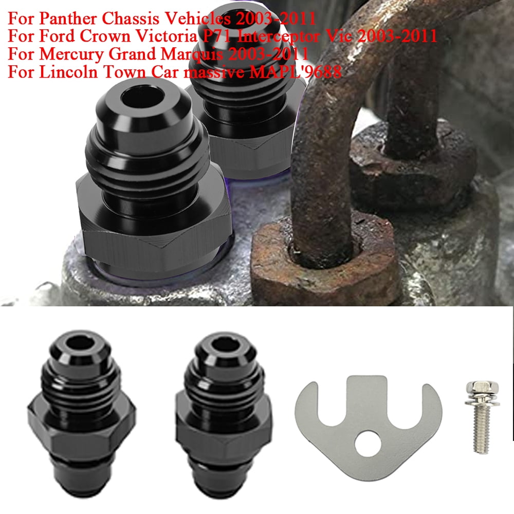 ALLTIMES Power Steering Rack, Black or Red, Stainless AN Power Steering