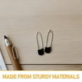 thumbnail image 3 of Minkissy 100 Pcs Safety Fastening Pins Large Sewing Pins for Crafts Black Plastic, 3 of 8