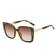 thumbnail image 4 of Gafas de sol clásicas de para mujer, lentes tintados de gran tamaño, gafas + marrón jinwen Gafas de sol con montura Cat Eye para mujer, 4 of 8