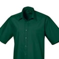 thumbnail image 2 of Premier Mens Short Sleeve Poplin Shirt, 2 of 4