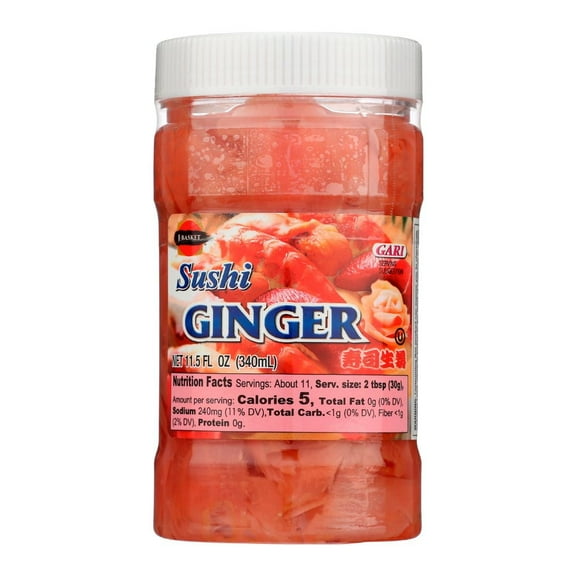 J Basket Gari Sushi Ginger 11.5 Fl Oz