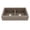 Concrete, variant on Karran Retrofit Farmhouse Apron Front Quartz Composite 34 in. Double Bowl Kitchen Sink in Bisque