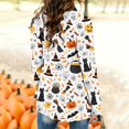 thumbnail image 7 of IYYVV Halloween Cardigan Pumpkin Goast Witch Halloween Sweaters for Women Long Sleeve Oversized Cardigan 2026 Light Gray S, 7 of 7