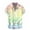 O-White, variant on Men's Seaside Beach Shirt Button Bodysuit Fun Print Short Sleeve Men Dress Shirt Mens Romper Jumpsuit Mens Bodysuit Romper Long Sleeve Men's Dragon Shirt