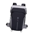 thumbnail image 3 of Mochila de senderismo Colamx expandible Gris claro con correa de hombro ajustable, 3 of 8