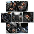 thumbnail image 2 of Renewold Chicken Rooster Splash Car Accessories 12 PCS, Universal Car Seat Covers Steering Wheel Cover Seat Belt Pad Armrest Cover Coasters Handbrake Gear Shift Cover Universal Car Interior Decor, 2 of 7