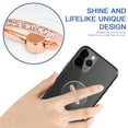 thumbnail image 6 of Transparent Phone Ring Stand - 360Â° Rotation, Rhinestone Decor, Strong Adhesive - for Smartphones/Tablets, Anti- Grip, 6g Lightweight, 6 of 6