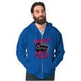 thumbnail image 5 of Football Jock Helmet Never Back Down Zip Hoodie Sweatshirt Men Brisco Brands X, 5 of 6