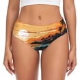 thumbnail image 1 of Balery Serene Ocean Sunset Ropa Interior de Algodón para Mujer con Dibujo – Braguitas Cómodas y Elásticas, Estilo Clásico-XX-Large, 1 of 6
