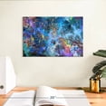 thumbnail image 3 of Elephant Stock Dreaming Up To The Trees Wall Art - Horizontal Canvas Wall Art - Living Room Wall Decor - Floral And Botanical Canvas - Gray And Blue Decor By Michael Broom - 12" x 8", 3 of 8