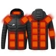 thumbnail image 5 of DODADAWANJ Heating Jackets for Men USB Rechargeable Electric Heated Coats Big and Tall Stand Collar Hooded Jacket 19 Heating Zones Winter Activewear Heated Caot No Battery M, 5 of 6