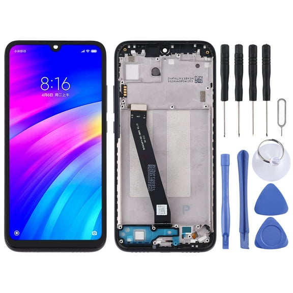 Cellphone Repair Parts  TFT LCD Screen for Xiaomi Redmi 7 Digitizer Full Assembly with Frame