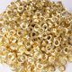 thumbnail image 3 of Yescom 1000pcs 3/8(10mm) Size #2 Grommets 10mm Brass Finish Eyelets for Leather Bags Signs Posters YES0386 Compatible with Semi-automatic Machine, 3 of 4