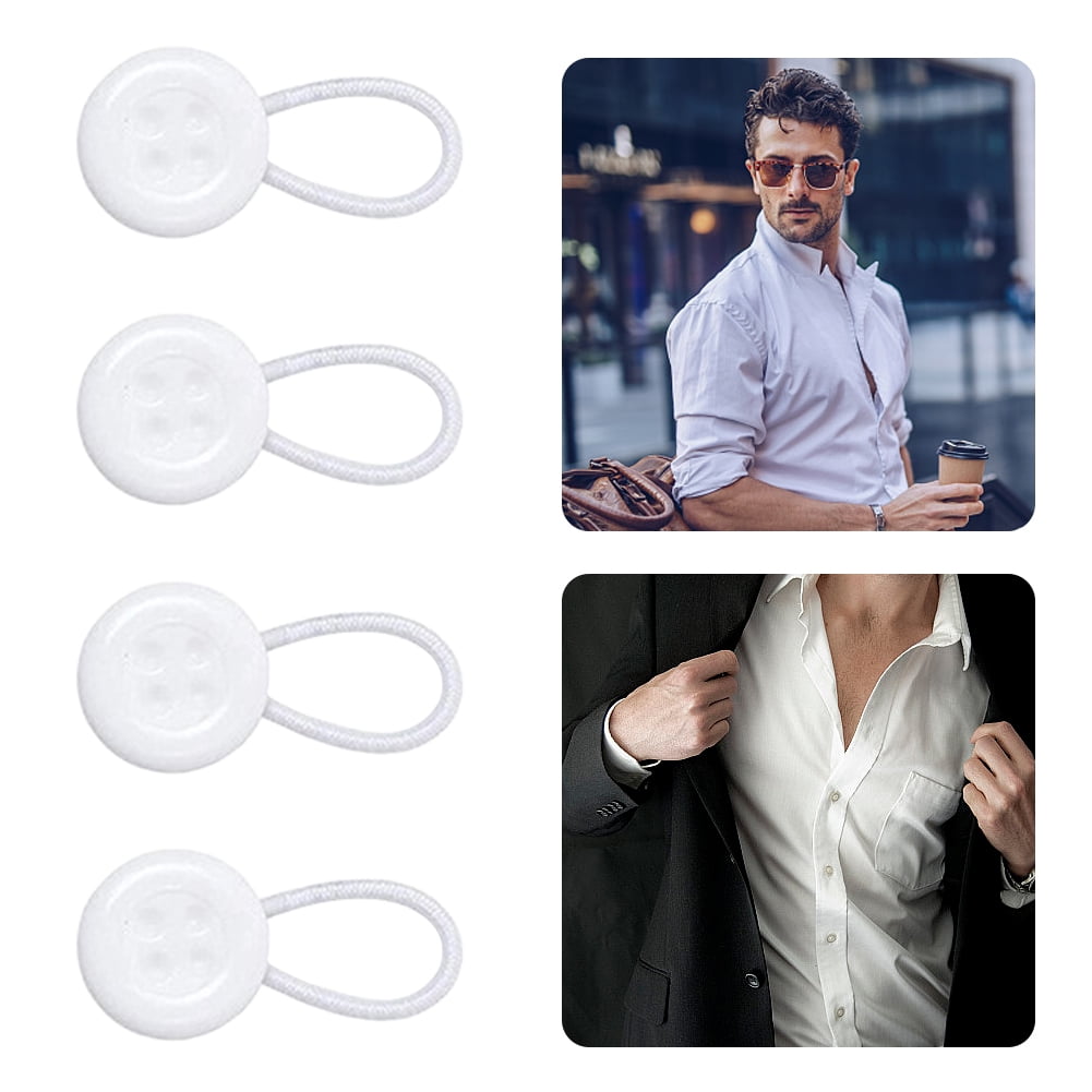 Shirt Collar Stiffeners, 30 Pcs Plastic Shirt Collar Stays White Sooth