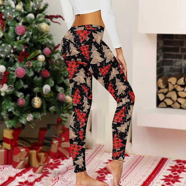 Puntoco Mujer Navidad Running Impresión Elasticidad Pantalones Entrenamiento Leggings Yoga Pantalones Puntoco Puntoco-1240